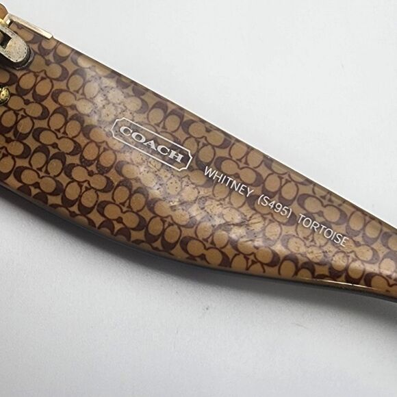 Coach Whitney Brown Tortoiseshell Sunglasses - Picture 9 of 10